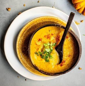Yam and Red Lentil Soup Recipe